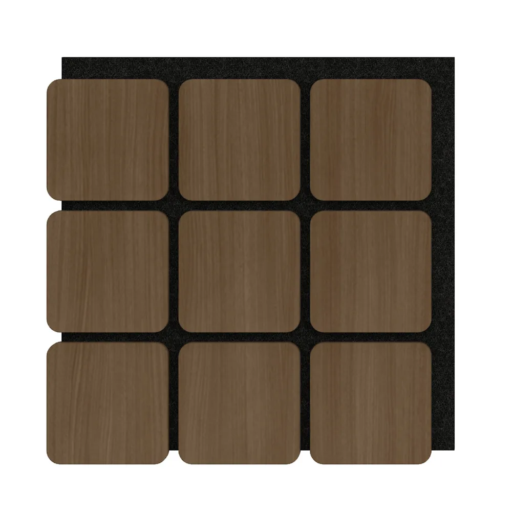 Akoestisch Paneel Hout Kubus Donker Gerookt Eiken