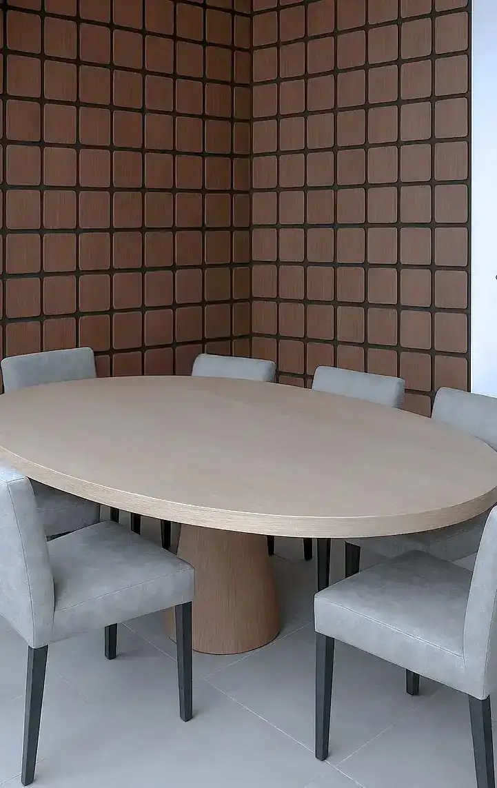 Akoestisch Paneel Hout Kubus Donker Gerookt Eiken