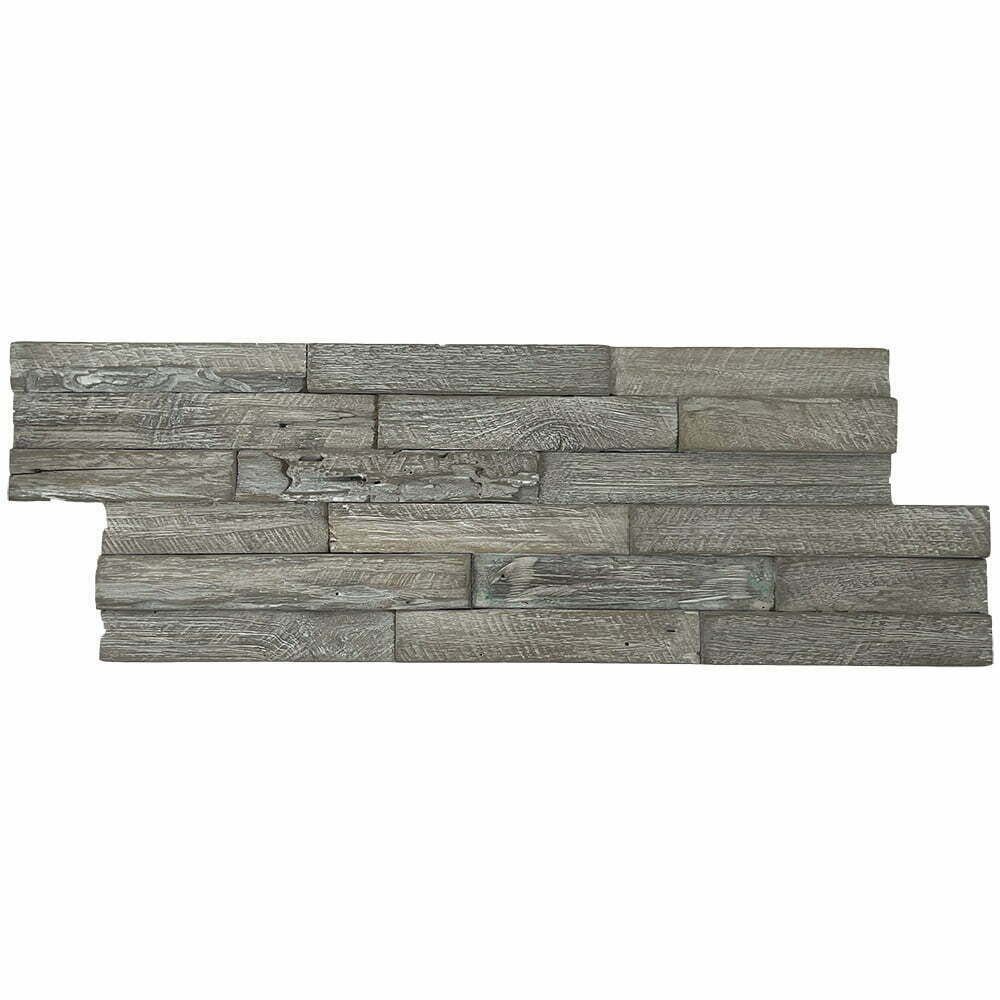 Houtstrip Teakhout Plank Batavia Grey Washed Weathered