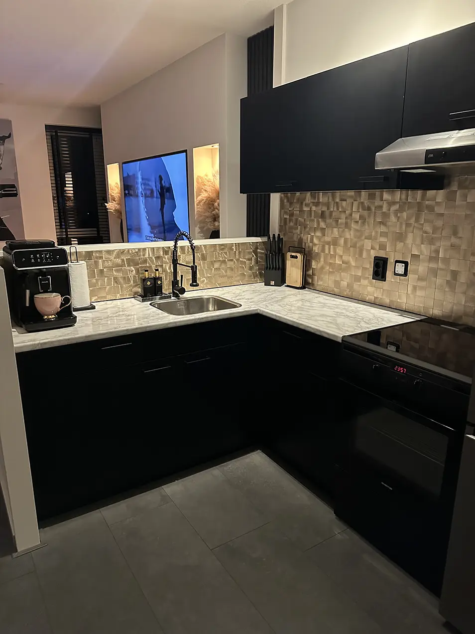 Zelfklevende Mozaïek Steenstrip Blok Vierkant