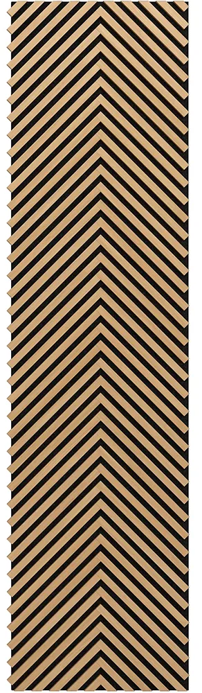 Akoestisch Paneel Visgraat Naturel Eiken