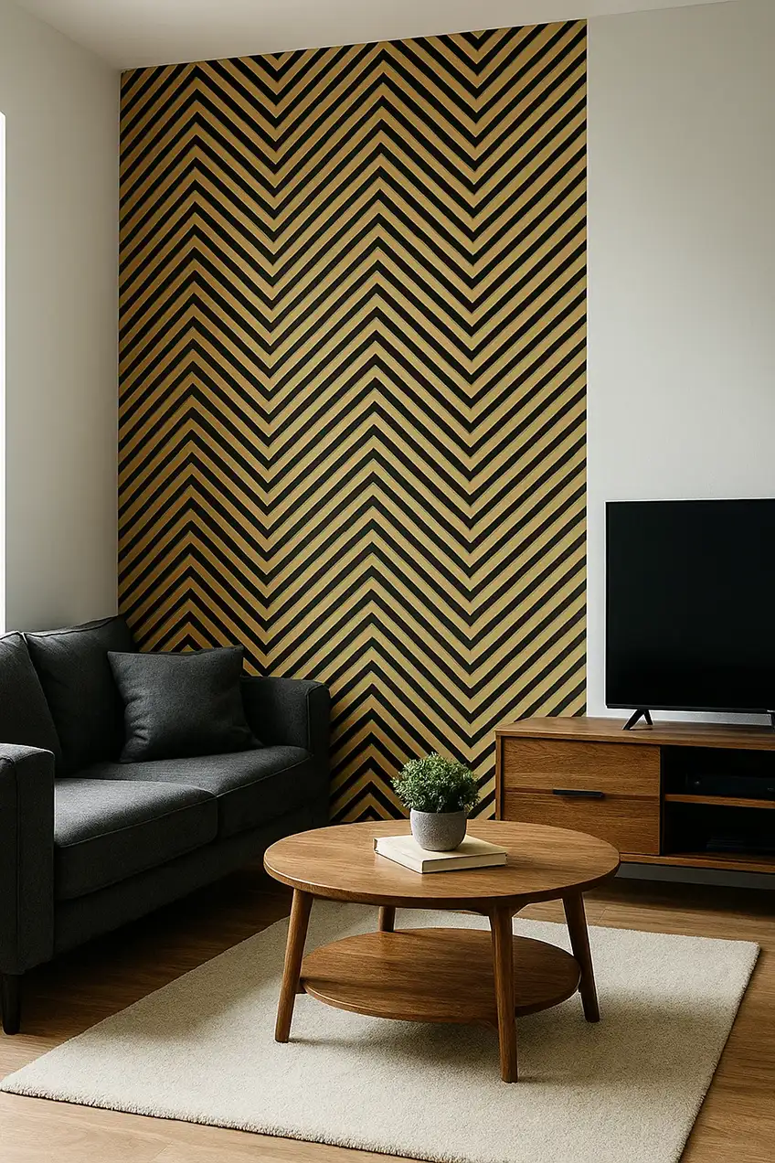 Akoestisch Paneel Visgraat Naturel Eiken