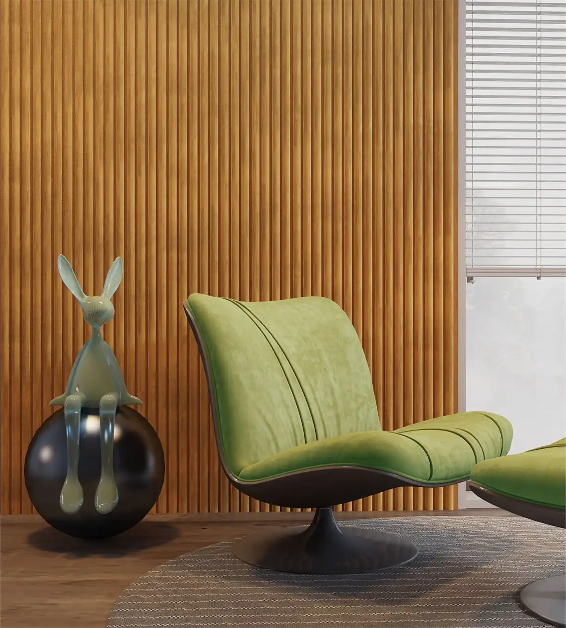 Akoestisch Paneel Suede Cognac