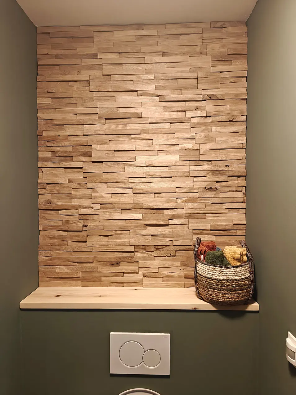 Houtstrip Eiken Plank FSC Elegance 3D Naturel Bruin