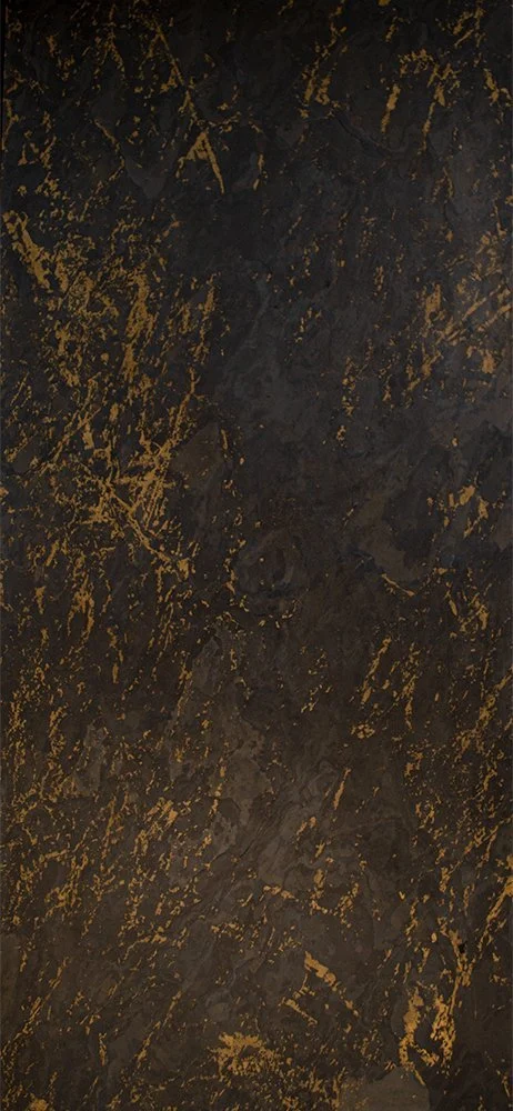 Natuursteen Wandpaneel XL zwart-goud Natuursteen Wandpaneel XL zwart-goud