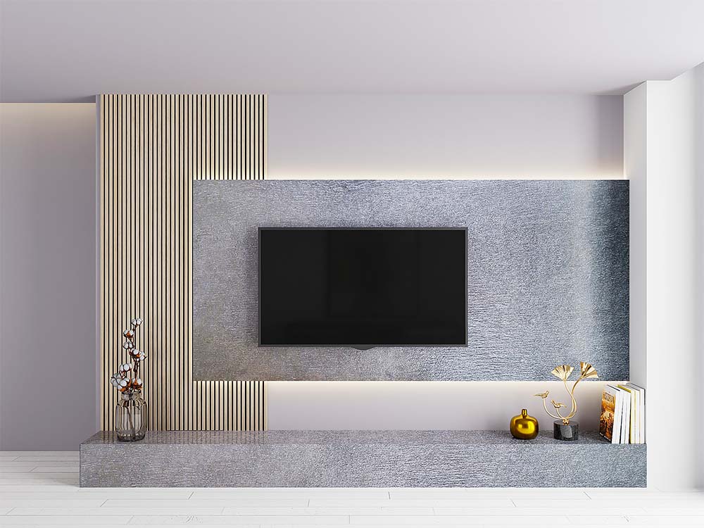 Natuursteen Wandpaneel Sterren Zilver