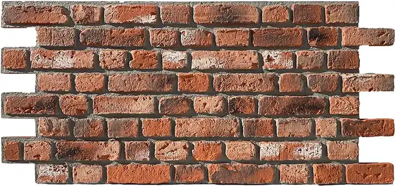 Baksteenstrip 3D Wandpaneel Naadloos XL PU Barok Rustic Rood Baksteenstrip 3D Wandpaneel Naadloos XL PU Barok Rustic Rood