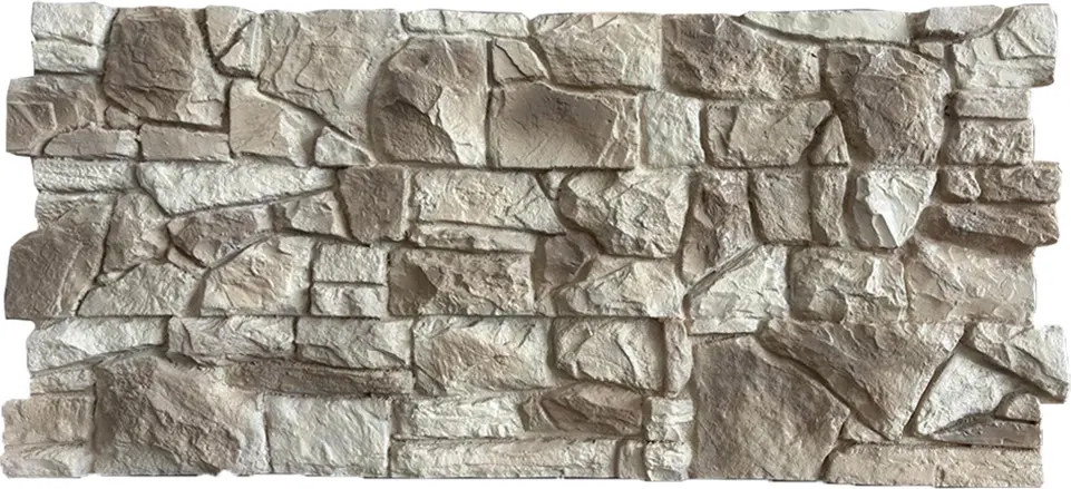 Baksteenstrip 3D Wandpaneel Naadloos XL PU Ardesia Japanese Crème Grijs Baksteenstrip 3D Wandpaneel Naadloos XL PU Ardesia Japanese Crème Grijs